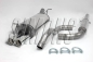 Preview: Simons 2,5 Zoll Edelstahl Sport Auspuffanlage für Audi A3 (8L) Turbo 1,8T/1.8Ti/1,9TDi Bj.96-5/03 Endrohr 2x80mm