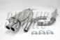Preview: Simons 2,5 Zoll Edelstahl Sport Auspuffanlage für Audi A3 (8L) Turbo 1,8T/1.8Ti/1,9TDi Bj.96-5/03 Endrohr 2x80mm