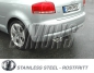 Preview: Simons 3 Zoll Edelstahl Sport Auspuffanlage für Audi A3 (8P) 2WD 1,4TFSi/2,0TFSi ab Bj. 04- Endrohr 2x80mm