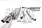 Preview: Simons 2,5 Zoll  Edelstahl Sport Auspuffanlage für Audi A6 (C5) Limousine/Avant Motor 1,8T/1,9TDi/2,5TDi Bj.6/01-04  Endrohr 2x80mm