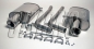 Preview: Simons Duplex 2,5 Zoll Edelstahl Sport Endschalldämpfer für Audi A4 (B6) Quattro 1,8T Limonusine/Avant  Bj.01-04 Cabrio Bj.01-05 Endrohr 2x100mm