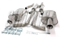Preview: Simons Duplex 2,5 Zoll Edelstahl Sport Auspuffanlage für Audi A4 (B6) Quattro 1,8T Limonusine/Avant  Bj.01-04 Cabrio Bj.01-05 Endrohr 2x100mm -
