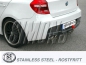 Preview: Simons 3 Zoll Edelstahl Sport Auspuffanlage für BMW 123d E81/E87 150KW 3+5türer Endrohr 2x80mm