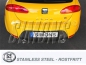 Preview: Simons 3 Zoll Duplex Edelstahl Sport Auspuffanlage für Seat Leon 2,0TFSi/TSi / Leon 2,0TFSi/TSi Cupra/Cupra R ab Bj.05- Endrohr 2x100mm