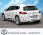 Preview: Simons 3 Zoll Edelstahl Sport Auspuffanlage für VW Scirocco 1,4TSi/1,8TSi/2,0TFSi ab Bj.09- Endrohr 2x80mm