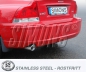 Preview: Simons 2,5 Zoll Edelstahl Sport Auspuffanlage für Volvo S60 Turbo 2WD 2,0T/2,4T/2,5T/T5/2,4D/D5 ab Bj.01- Endrohr 1x100mm