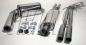 Preview: Simons 2,5 Zoll Edelstahl Sport Auspuffanlage für Volvo V70 XC 4WD/XC70 2,4T/2,5T/D5 ab Bj.01- Endrohr 1x100mm