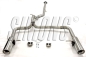 Preview: Simons Duplex 2,5 Zoll Edelstahl Sport Auspuffanlage für Volvo V70 III 4WD D5 ab Bj.08- Endrohr 2x100mm