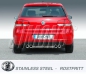 Preview: Simons 3 Zoll Duplex Edelstahl Sport Endschalldämpfer für VW Golf V GTi/GTi Edition 30 (2,0TFSi) ab Bj.04- Golf V 1,4TSi/1,4TSi GT ab Bj. 07- Golf VI 1,4TSi/1,8TSi ab Bj.09- Endrohr 4x80mm