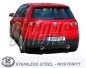 Preview: Simons 3 Zoll Duplex Edelstahl Sport Auspuffanlage für VW Golf V GTi/GTi Edition 30 (2,0TFSi) ab Bj.04- Golf V 1,4TSi/1,4TSi GT ab Bj. 07- Golf VI 1,4TSi/1,8TSi ab Bj.09- Endrohr 2x100mm