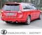 Preview: Simons 2,5 Zoll Duplex-Edelstahl Endschalldämper für Volvo V70/XC70 T6 AWD Endrohr 1x100mm