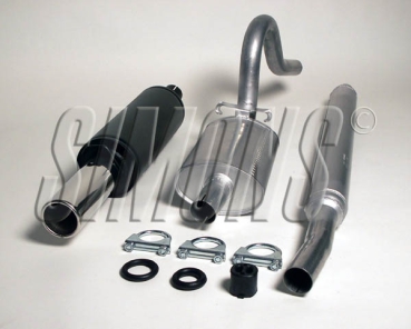 Simons aluminierte Stahl Sport Auspuffanlage für Opel Ascona/Manta B-CC 1x80mm