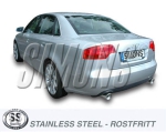 Simons Duplex 2,5 Zoll Edelstahl Sport Auspuffanlage für Audi A4 (B7) 1,8T/2,0TFSi Limonusine/Avant  ab Bj.05- Endrohr 2x100mm