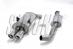 Simons 2,5 Zoll Edelstahl Sport Auspuffanlage für BMW 318iS E36 Limousine/Coupe/Cabrio Bj.4/91-97 Endrohr 2x80mm