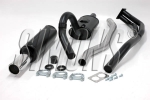 Simons aluminierte Stahl Sport Auspuffanlage für Opel Kadett C 1,9E/2,0E "GTE" Endrohr 1x80mm