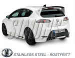 Simons 3 Zoll Duplex Edelstahl Sport Auspuffanlage für Seat Leon 2,0TFSi/TSi / Leon 2,0TFSi/TSi Cupra/Cupra R ab Bj.05- Endrohr 4x80mm