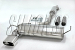 Simons 2,75 Zoll Edelstahl Sport Auspuffanlage für Seat Leon 1,8i Turbo Quattro Bj.99-05 Endrohr 1x85/150mm