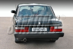 Simons 2,5 Zoll aluminierte Stahl Sport Auspuffanlage für Volvo 240/242/244/245 Turbo B21/B23 ab Bj.81- Endrohr 1x90mm